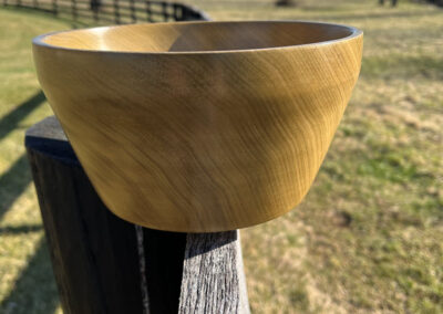 Sentimental Bowl, Turned from Fireplace Mantel Section